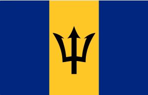 Barbados Flag small